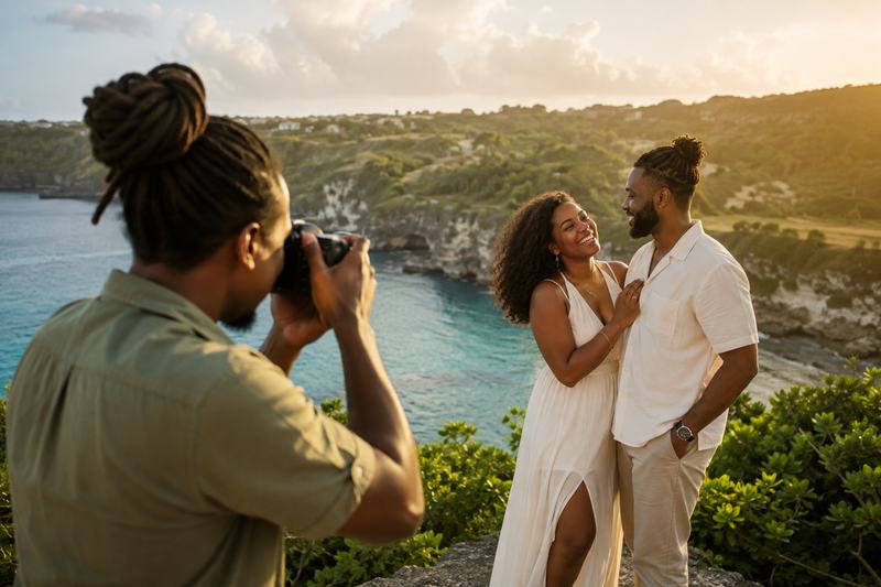 Golden Hour Proposal Photos