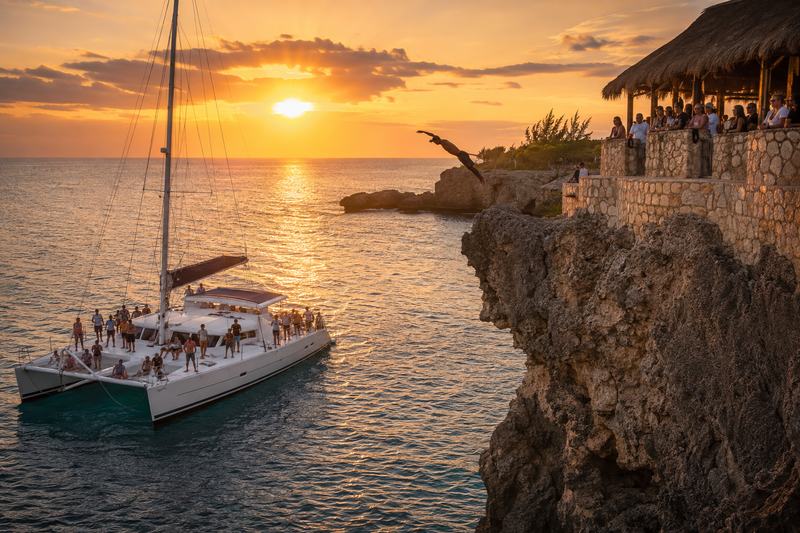 Negril Catamaran and Rick’s Cafe Experience